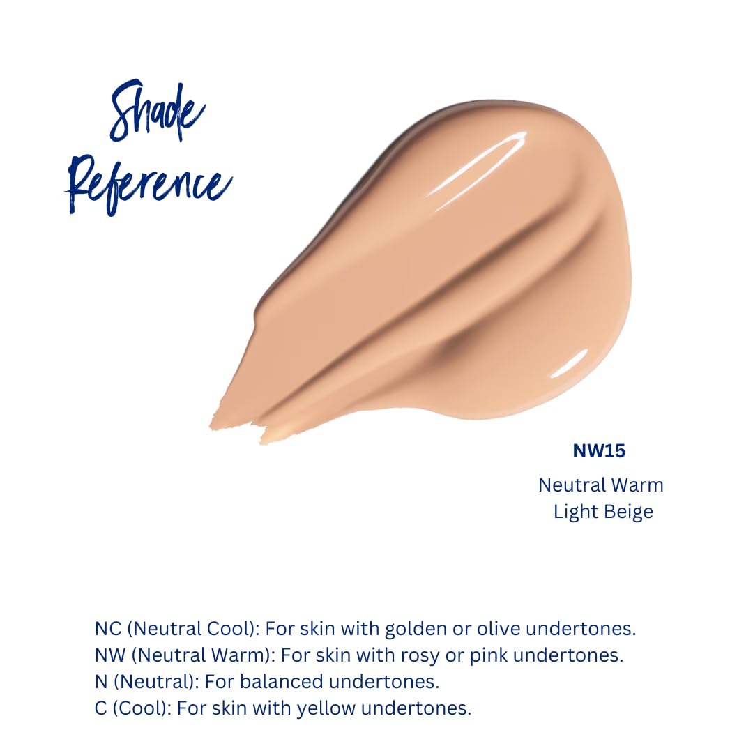 Best Bronze Bombshell Body Makeup - Tattoo Cover Up Makeup & Body Foundation Waterproof - Tattoo Concealer Waterproof for Scars, Varicose Veins Cover Up & Leg Foundation (NW15 Light Beige)