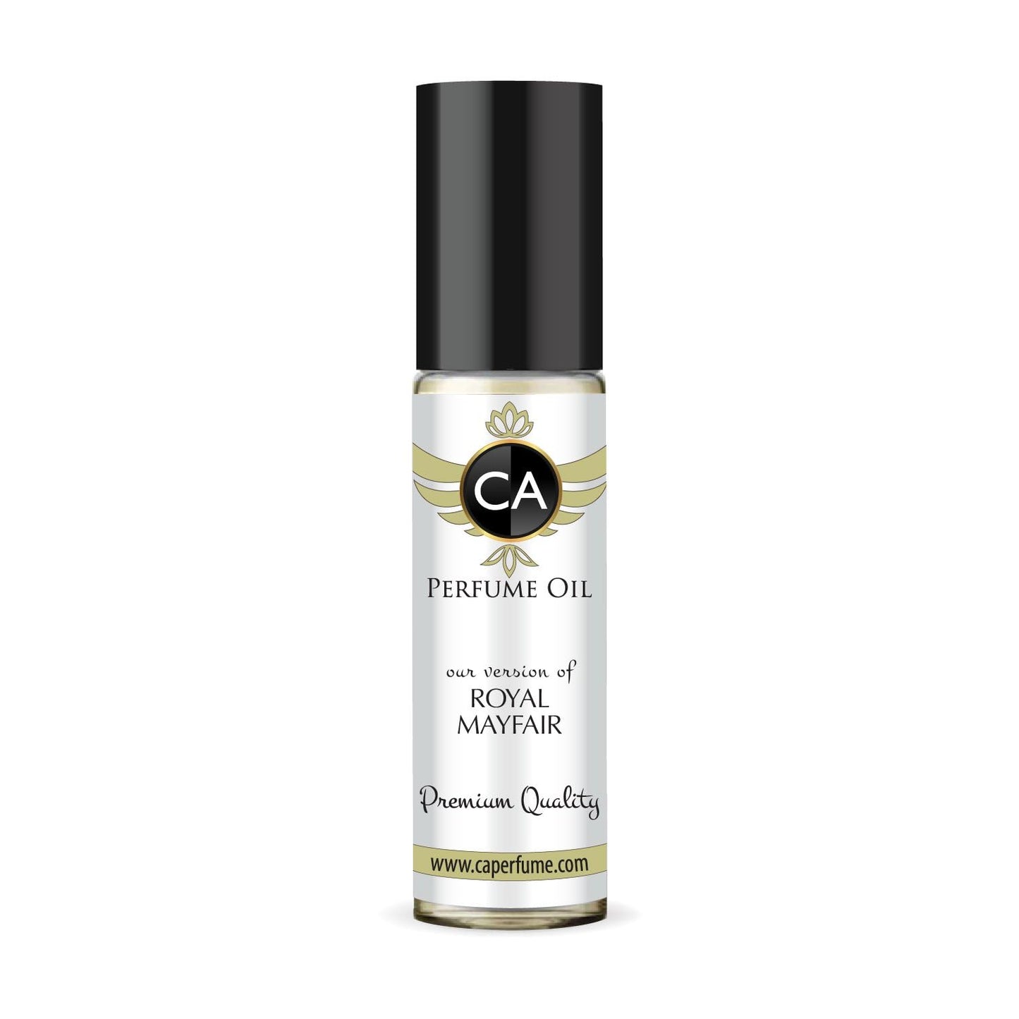 CA Perfume Impression of Royal Mayfair Unisex Fragrance Oil Floral Fruity Scent Long Lasting Perfumes for Women & Men Travel Size TSA Ready Mini Parfum Body Oil Roll-on 0.33 Fl Oz 10ml