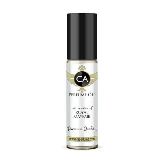 CA Perfume Impression of Royal Mayfair Unisex Fragrance Oil Floral Fruity Scent Long Lasting Perfumes for Women & Men Travel Size TSA Ready Mini Parfum Body Oil Roll-on 0.33 Fl Oz 10ml