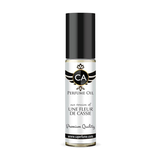 CA Perfume Impression of Une Fleur De Cassie for Women Fragrance Oil Floral Scent Long Lasting Perfumes for Women Travel Size TSA Ready Mini Parfum Body Oil Roll-on 0.33 Fl Oz 10ml