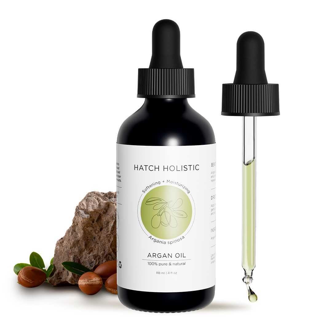 4 fl oz Moroccan Argan Oil - 100% Pure, Cold-Pressed Hydrating Anti-Frizz Hair Oil for Growth And Shine, Deeply Moisturizing for Skin, Nails And Scalp, Unrefined Organic Oils