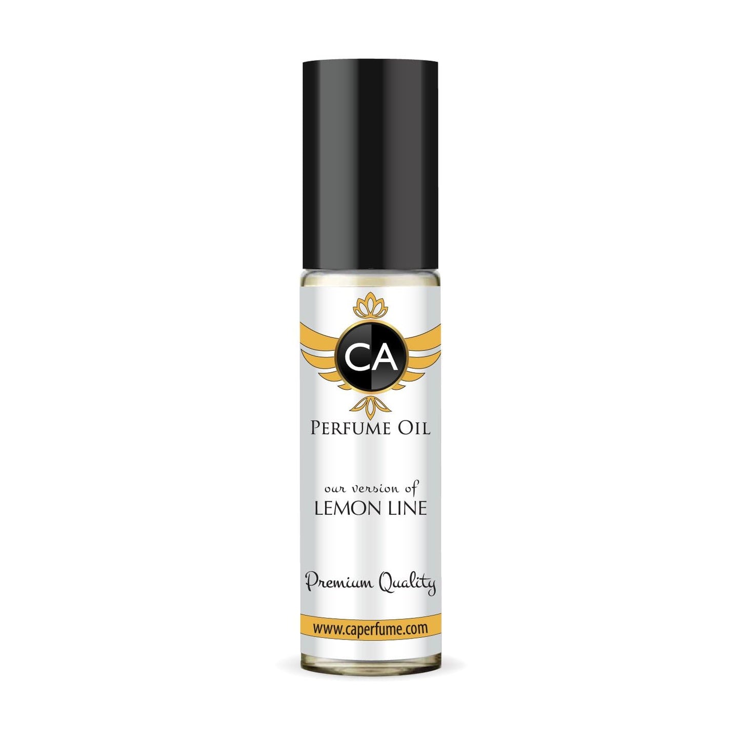 CA Perfume Impression of Lemon Line Unisex Fragrance Oil Citrus Aromatic Scent Long Lasting Perfumes for Women & Men Travel Size TSA Ready Mini Parfum Body Oil Roll-on 0.33 Fl Oz 10ml