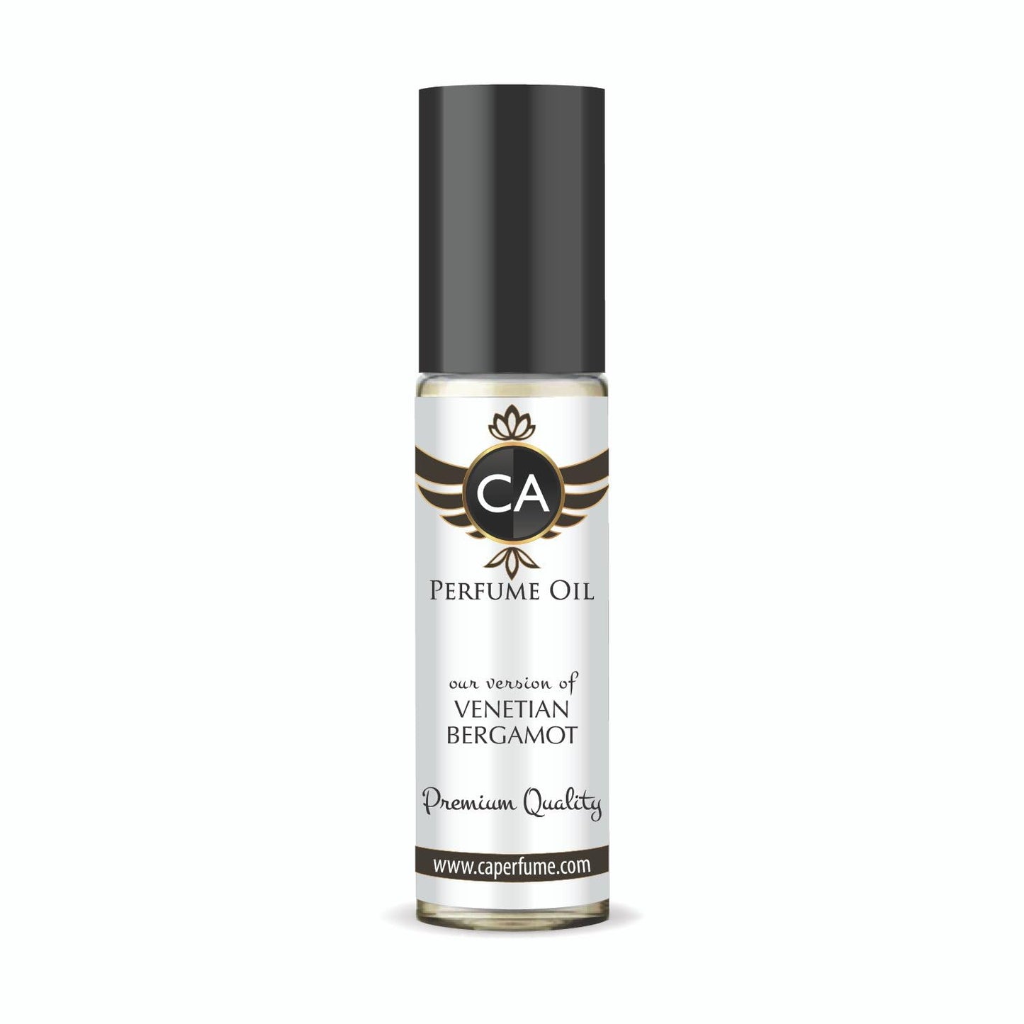 CA Perfume Impression of Venetian Bergamot Unisex Fragrance Oil Woody Spicy Scent Long Lasting Perfumes for Women & Men Travel Size TSA Ready Mini Parfum Body Oil Roll-on 0.33 Fl Oz 10ml