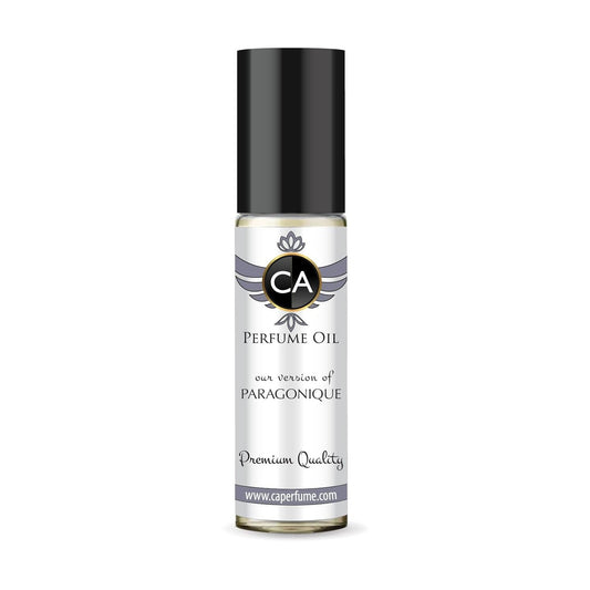 CA Perfume Impression of Paragonique Unisex Fragrance Oil Woody Spicy Scent Long Lasting Perfumes for Women & Men Travel Size TSA Ready Mini Parfum Body Oil Roll-on 0.33 Fl Oz 10ml