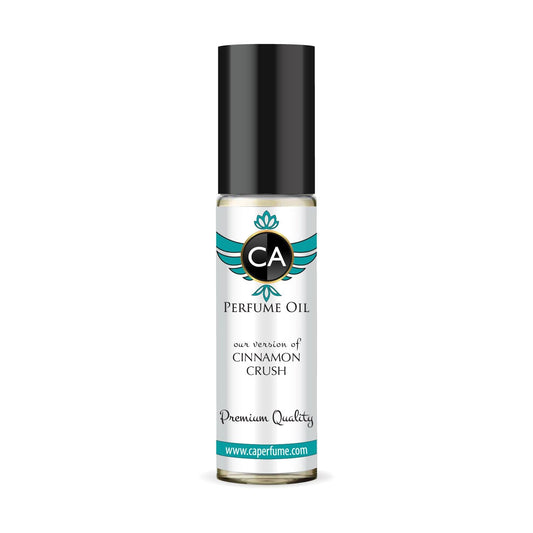 CA Perfume Originals Cinnamon Crush Unisex Fragrance Oil Spicy Scent Long Lasting Perfumes for Women & Men Travel Size TSA Ready Mini Parfum Body Oil Roll-on 0.33 Fl Oz 10ml