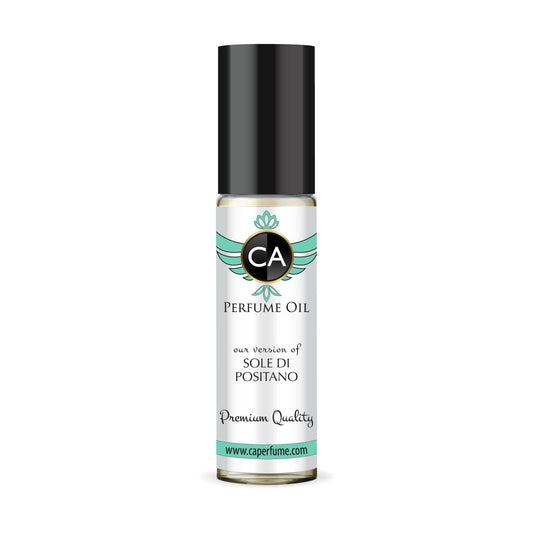 CA Perfume Impression of Sole Di Positano Unisex Fragrance Oil Citrus Scent Long Lasting Perfumes for Women & Men Travel Size TSA Ready Mini Parfum Body Oil Roll-on 0.33 Fl Oz 10ml