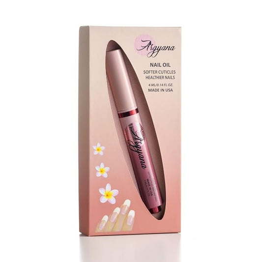 Cuticle Oil Pen for Nails - Nail Growth Oil W/Argan & Castor Oil – Nail Oil Cuticle Pen Treatment for Dry, Peeling, Breaking, Thin and Damage Nails – Jasmine Scented (4 ml)