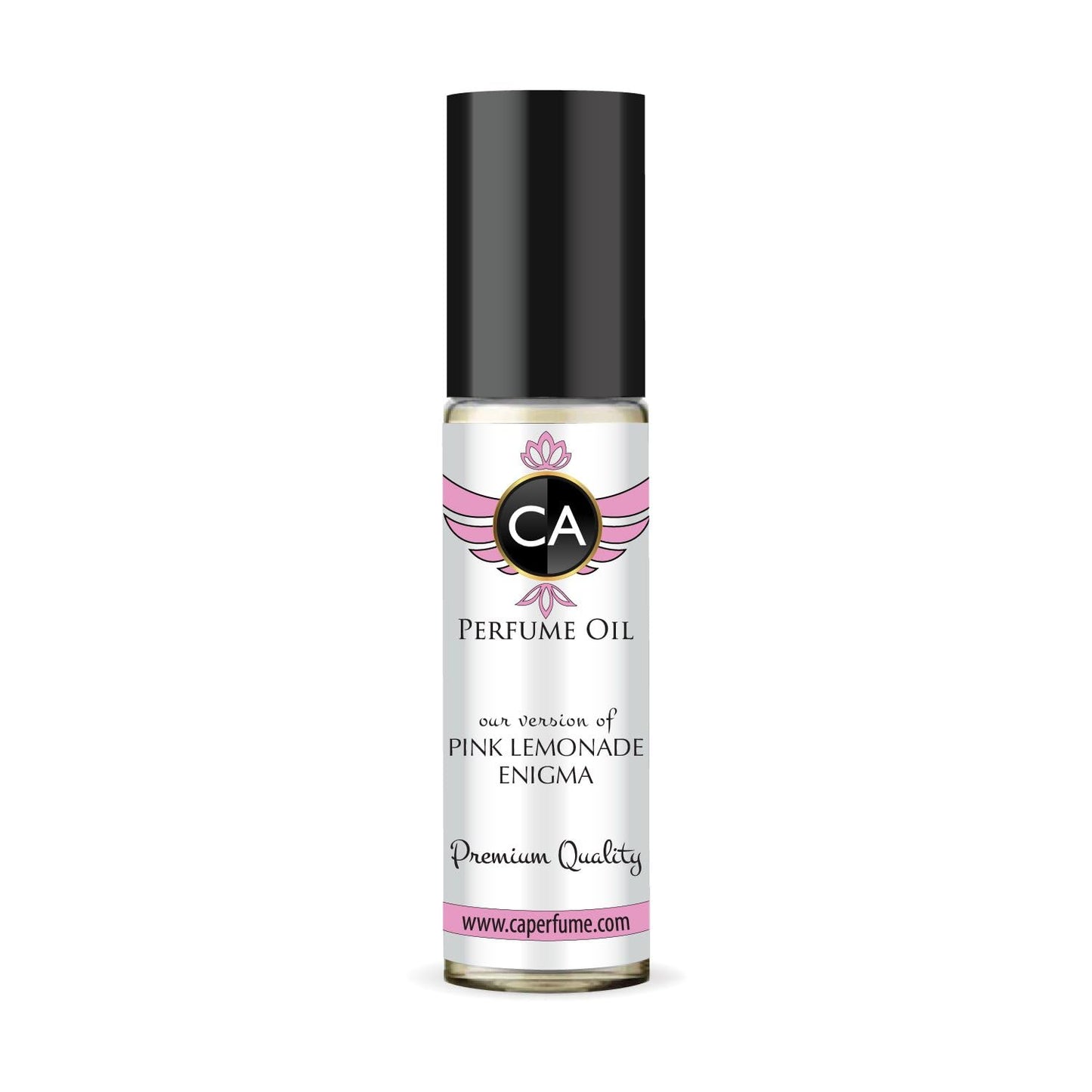 CA Perfume Originals Pink Lemonade Enigma Unisex Fragrance Oil Citrus Scent Long Lasting Perfumes for Women & Men Travel Size TSA Ready Mini Parfum Body Oil Roll-on 0.33 Fl Oz 10ml