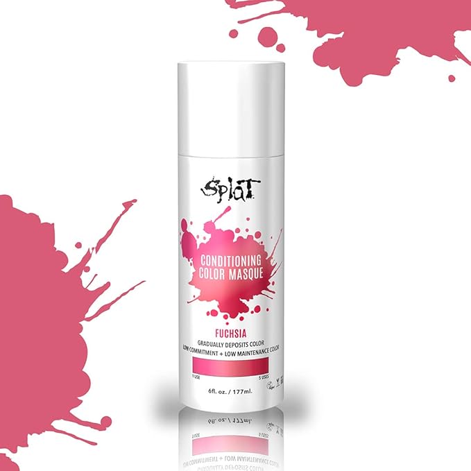 Splat Hair Color Conditioning Masque (6oz) (Fuchsia)
