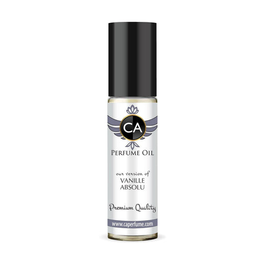 CA Perfume Impression of Vanille Absolu for Women Fragrance Oil Amber Vanilla Scent Long Lasting Perfumes for Women Travel Size TSA Ready Mini Parfum Body Oil Roll-on 0.33 Fl Oz 10ml