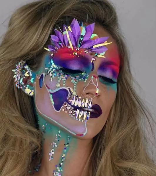 Go Ho Makeup Pastel Purple Cream-Blendable Stick-Waterproof Pastel Purple Professional SFX Witch Ursula Face Paint,Safe Facepaint&Lip Smacking for Halloween Costumes Cosplay