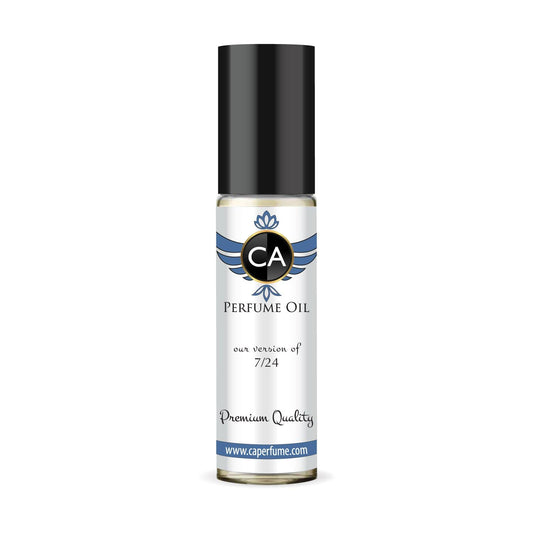 CA Perfume Impression of 7/24 Unisex Fragrance Oil Musky Floral Scent Long Lasting Perfumes for Women & Men Travel Size TSA Ready Mini Parfum Body Oil Roll-on 0.33 Fl Oz 10ml