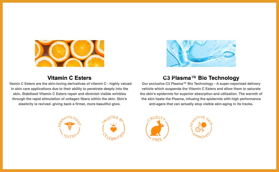 Serious Skincare Vitamin C Serum for Face, Anti-Aging Face Serum with Collagen, Vitamin E, Hydrating Skin Care for Brightening, Improve Appearance of Dark Spots, Tone, Fine Lines & Wrinkles 1 Fl Oz