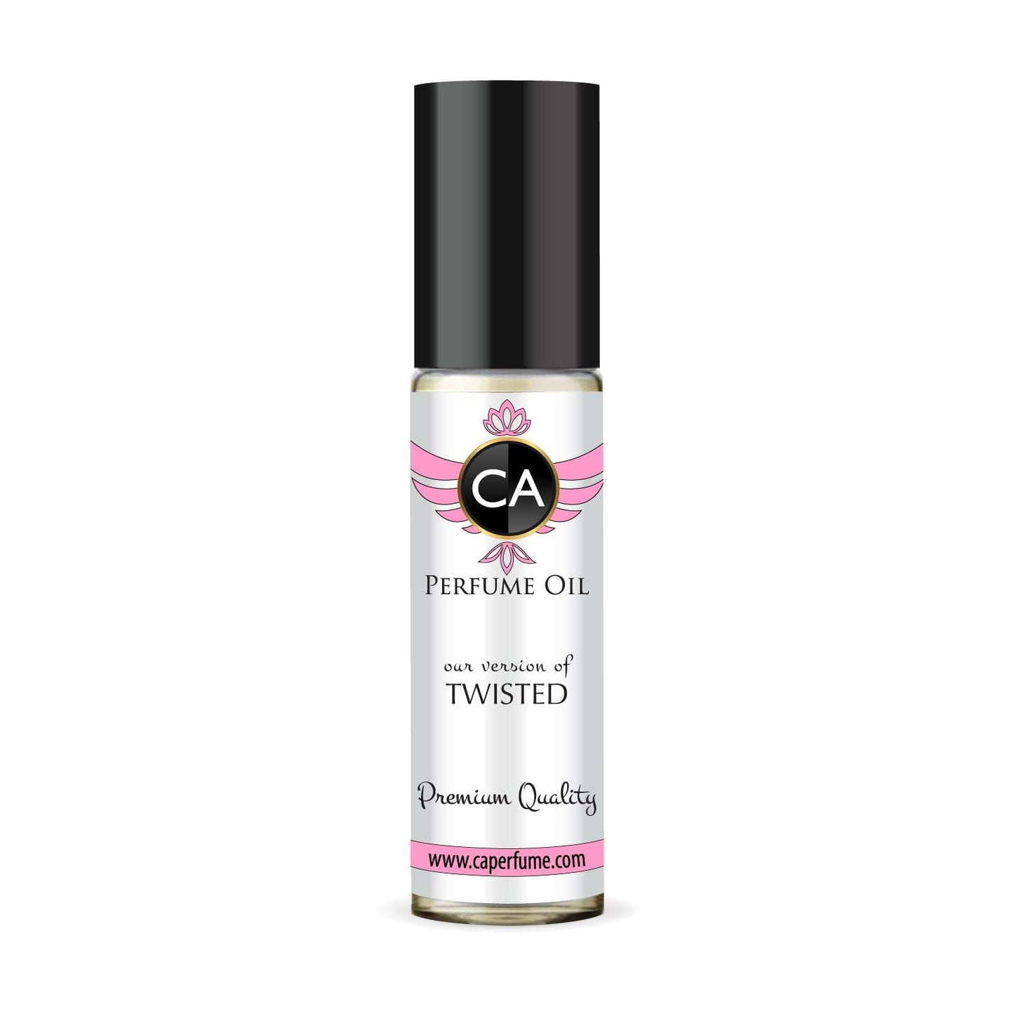 CA Perfume Impression of Twisted for Women Fragrance Oil Amber Vanilla Scent Long Lasting Perfumes for Women Travel Size TSA Ready Mini Parfum Body Oil Roll-on 0.33 Fl Oz 10ml