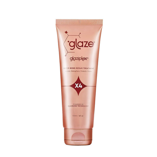 glaze Glaziplex Bond Repair Hair Treatment – 4-in-1 Bonding Formula – Deep Conditioning mask for Damaged Hair – Strengthens & Protects in Just 4 minutes - 4oz/120ml
