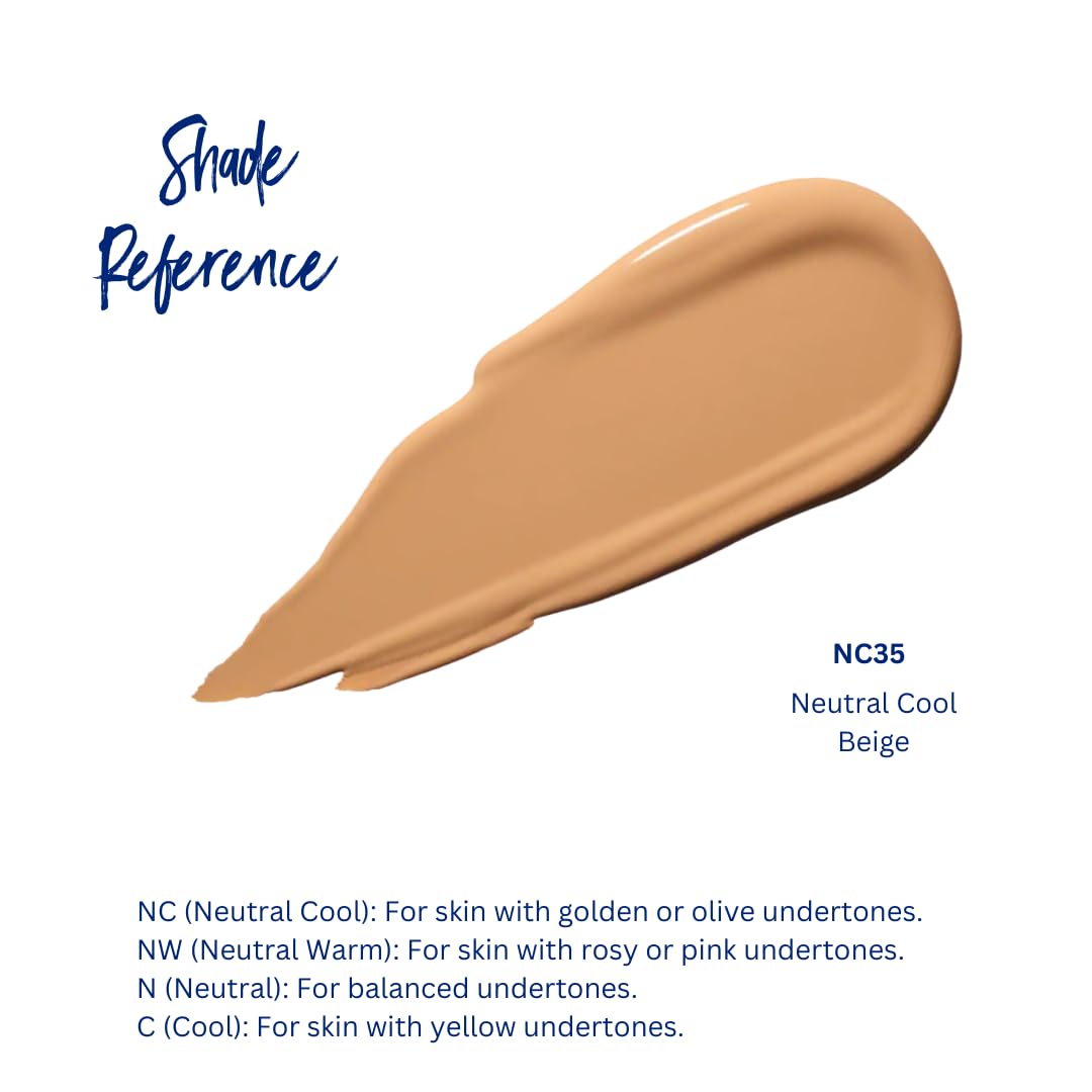 Best Bronze Bombshell Body Makeup - Tattoo Cover Up Makeup & Body Foundation Waterproof - Tattoo Concealer Waterproof for Scars, Varicose Veins Cover Up & Leg Foundation (NC35 Neutral Beige)