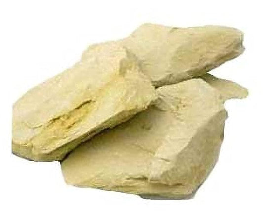 Natural Multani Mitti (Fuller's Earth) Whole Chunks | Pure Facial Clay for Skin & Hair Care (300gm)