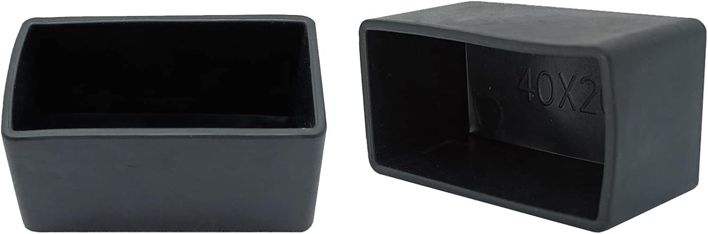 10 Pack Strut Channel Cap, 1-5/8" x 7/8" Plastic Black Short End Cap for 13/16" & 7/8" Tall Strut Channel End Cover