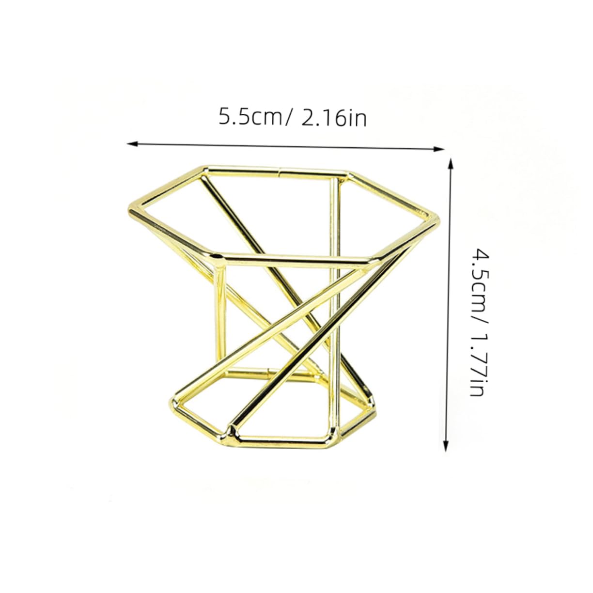 2pcs Stainless Steel Puff Stand Rack Elegant Holder for Makeup Sponge Puff Storage Stylish Design for Fast Drying Easy Access for Women Girls Golden