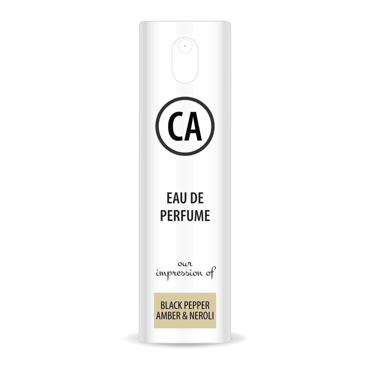 CA Perfume Impression of Black Pepper, Amber & Neroli Unisex Eau De Parfum Aromatic Spicy Scent Long Lasting Unisex Fragrance Travel Size TSA Ready for Day and Night Wear 0.33 Fl Oz 10ml