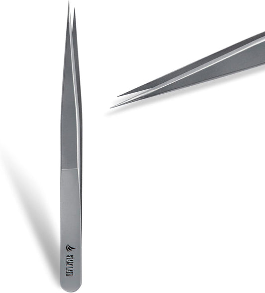 Stacy Lash STL-2 Isolation Eyelash Extension Tweezers/Precision Isolation Applicator Tool/Supplies for Classic Extensions & Individual False Lashes/Eyelashes Separator Tools/Beauty Accessories