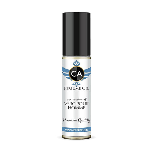 CA Perfume Impression of Vsr Pour Homme Eau De Parfum Aromatic Fougere Scent Long Lasting Cologne for Men Travel Size TSA Ready for Day and Night Wear 0.33 Fl Oz 10ml
