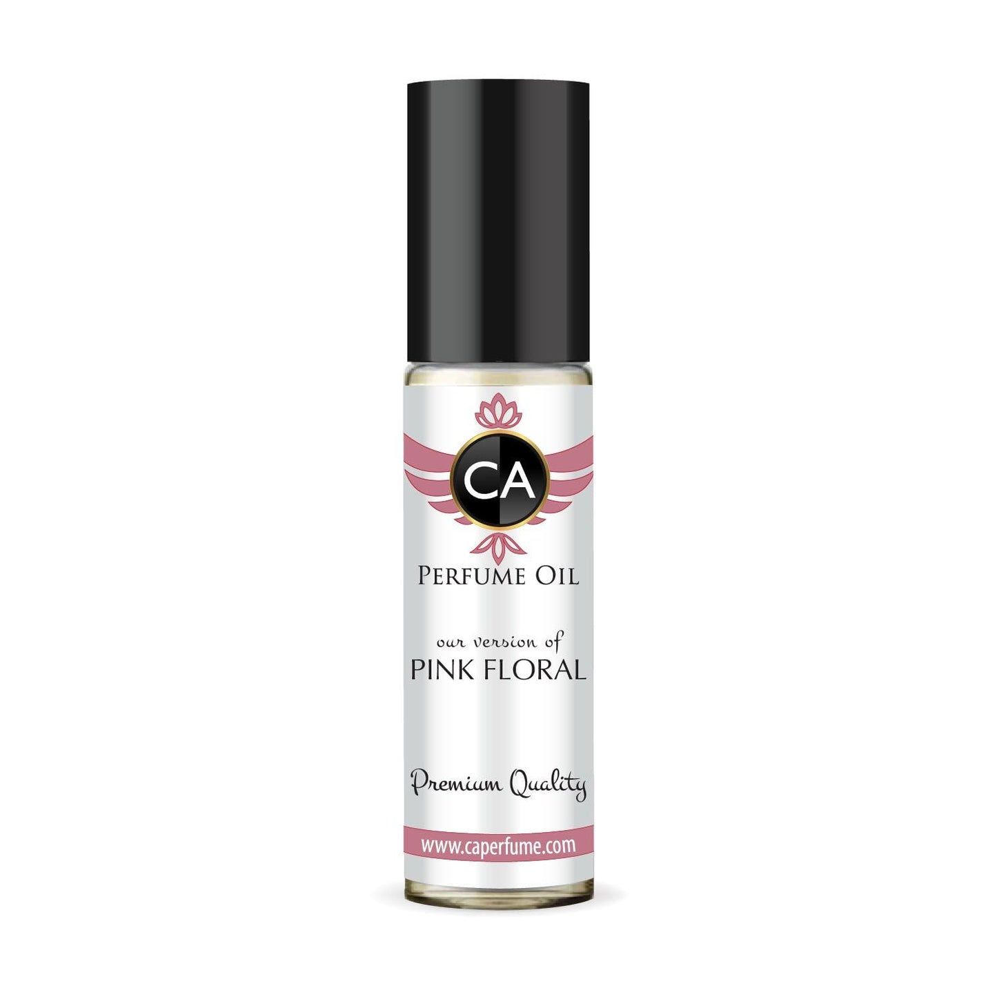 CA Perfume Originals Pink Floral Unisex Fragrance Oil Floral Scent Long Lasting Perfumes for Women & Men Travel Size TSA Ready Mini Parfum Body Oil Roll-on 0.33 Fl Oz 10ml