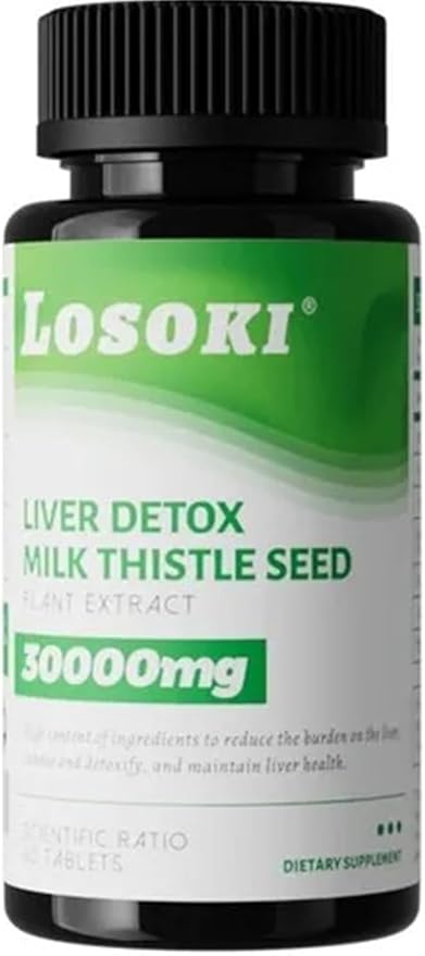 Liver Support Supplement with Milk Thistle 60 Tablets