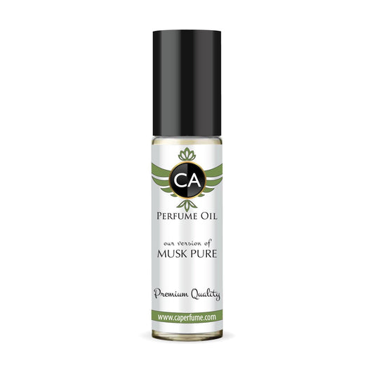 CA Perfume Impression of Musk Pure for Women Fragrance Oil Floral Woody Musk Scent Long Lasting Perfumes for Women Travel Size TSA Ready Mini Parfum Body Oil Roll-on 0.33 Fl Oz 10ml