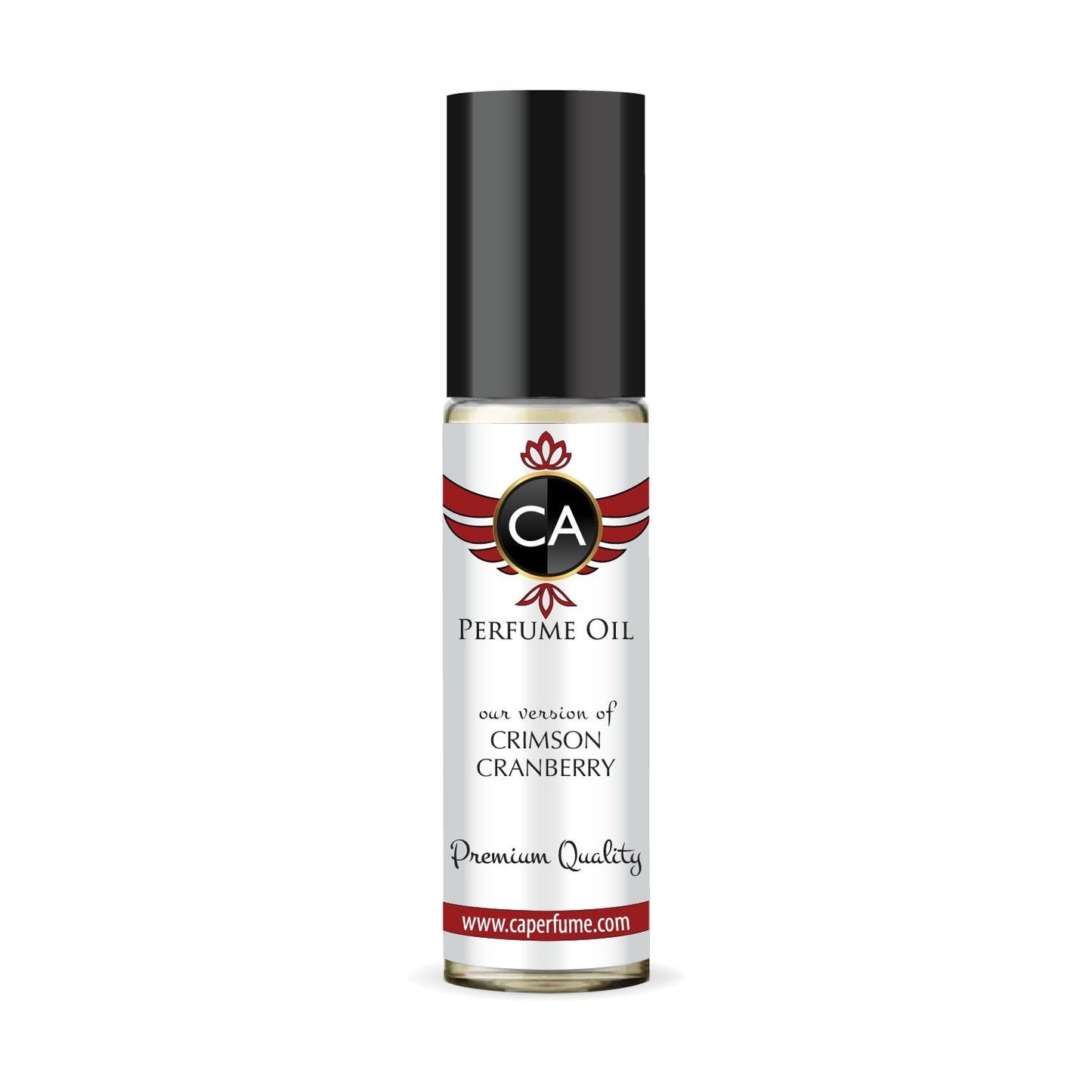CA Perfume Originals Crimson Cranberry Unisex Fragrance Oil Floral Fruity Scent Long Lasting Perfumes for Women & Men Travel Size TSA Ready Mini Parfum Body Oil Roll-on 0.33 Fl Oz 10ml