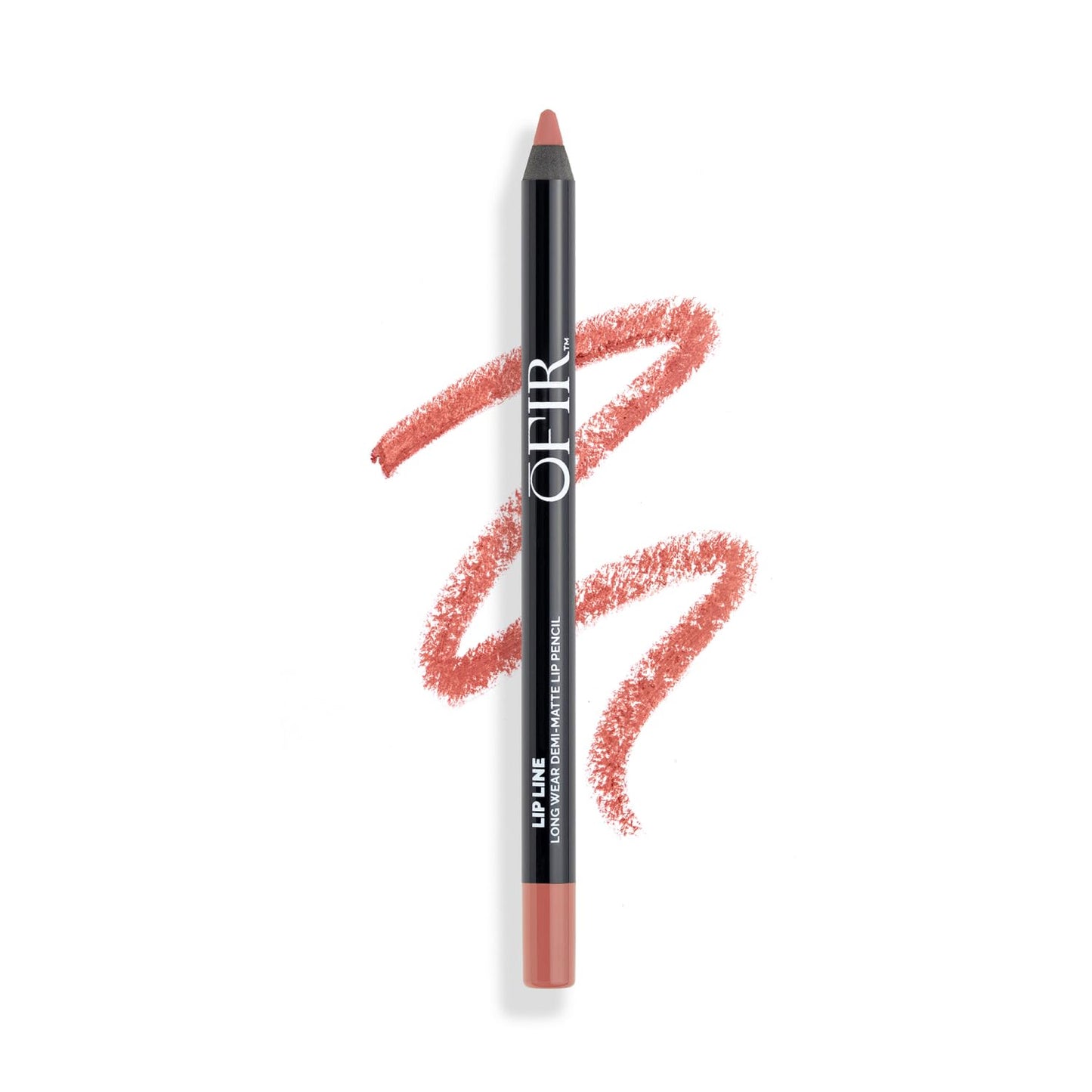 OFIR Longwear Demi-Matte Lip Pencil | Smudge-Proof, Easy Glide, Hydrating, Long-Lasting Color | Pink Smoothie - Neutral Blush Lip Liner Pencil | 0.042 OZ