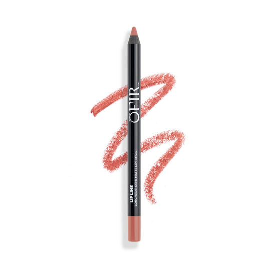 OFIR Longwear Demi-Matte Lip Pencil | Smudge-Proof, Easy Glide, Hydrating, Long-Lasting Color | Pink Smoothie - Neutral Blush Lip Liner Pencil | 0.042 OZ