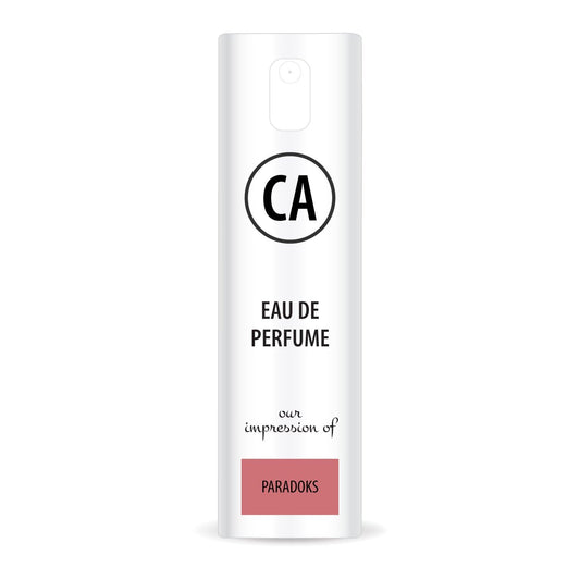 CA Perfume Impression of Paradoks for Women Eau De Parfum Amber Floral Scent Long Lasting Perfumes for Women Travel Size TSA Ready for Day and Night Wear 0.33 Fl Oz 10ml
