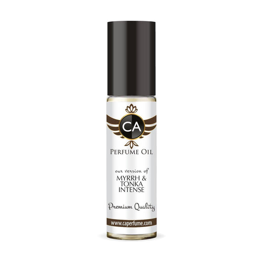 CA Perfume Impression of Myrrh & Tonka Intense Unisex Fragrance Oil Amber Scent Long Lasting Perfumes for Women & Men Travel Size TSA Ready Mini Parfum Body Oil Roll-on 0.33 Fl Oz 10ml