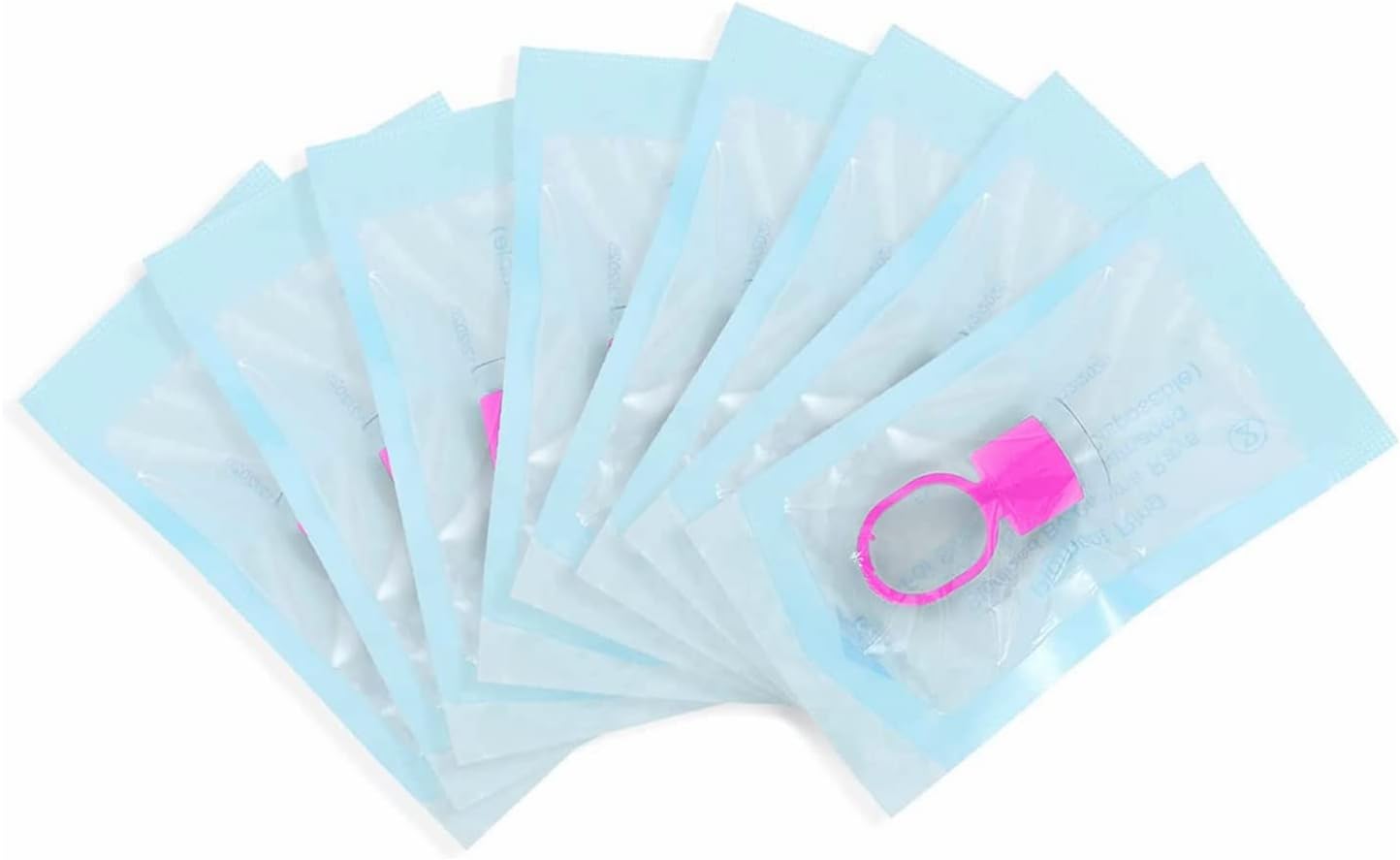 Ink Ring Cups,50pcs Pink Microblading Pigment Glue Rings with Sponge Ink Cups Caps Permanent Makeup Eyelash Eyebrow Extensions Medium Holder for Microblading Supplies(50)