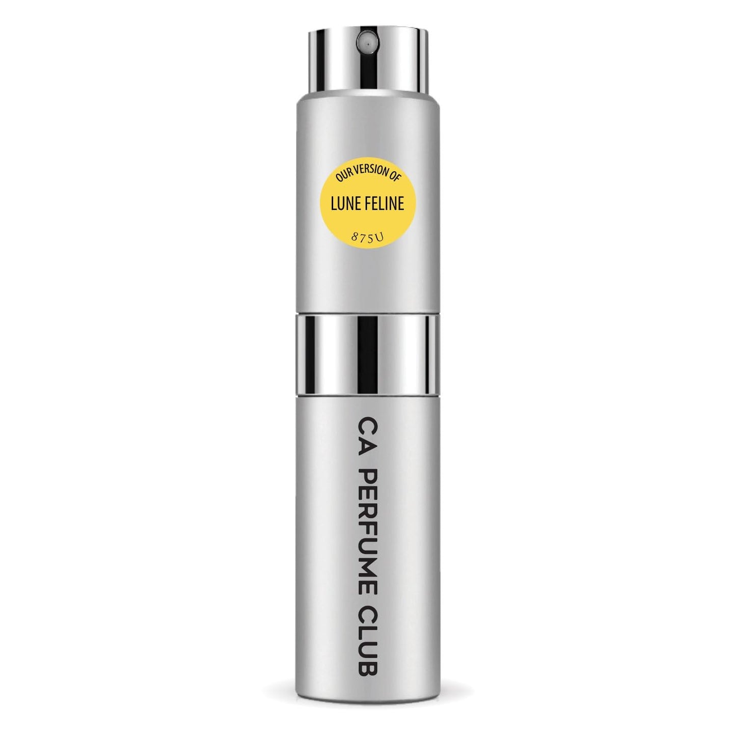 CA Perfume Impression of Lune Feline for Women and Men Amber Vanilla Scent Long Lasting Unisex Fragrance Eau De Parfum Travel Size Refillable Atomizer Spray 0.27 Fl Oz 8ml