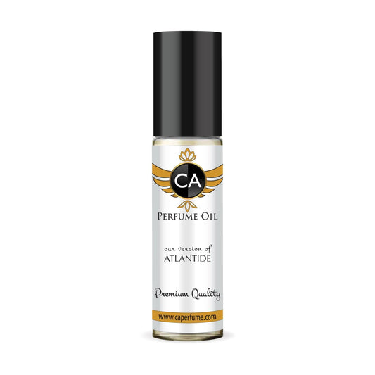 CA Perfume Impression of Atlantide Unisex Fragrance Oil Floral Fruity Scent Long Lasting Perfumes for Women & Men Travel Size TSA Ready Mini Parfum Body Oil Roll-on 0.33 Fl Oz 10ml