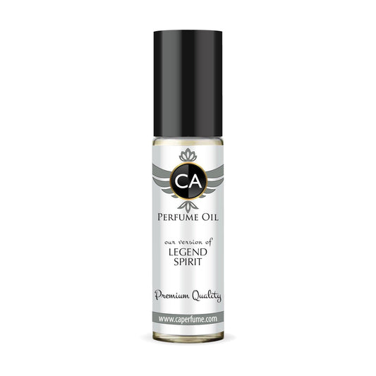 CA Perfume Impression of Legend Spirit for Men Perfume Oil Woody Aromatic Scent Long Lasting Cologne for Men Travel Size TSA Ready Mini Parfum Body Oil Roll-on 0.33 Fl Oz 10ml