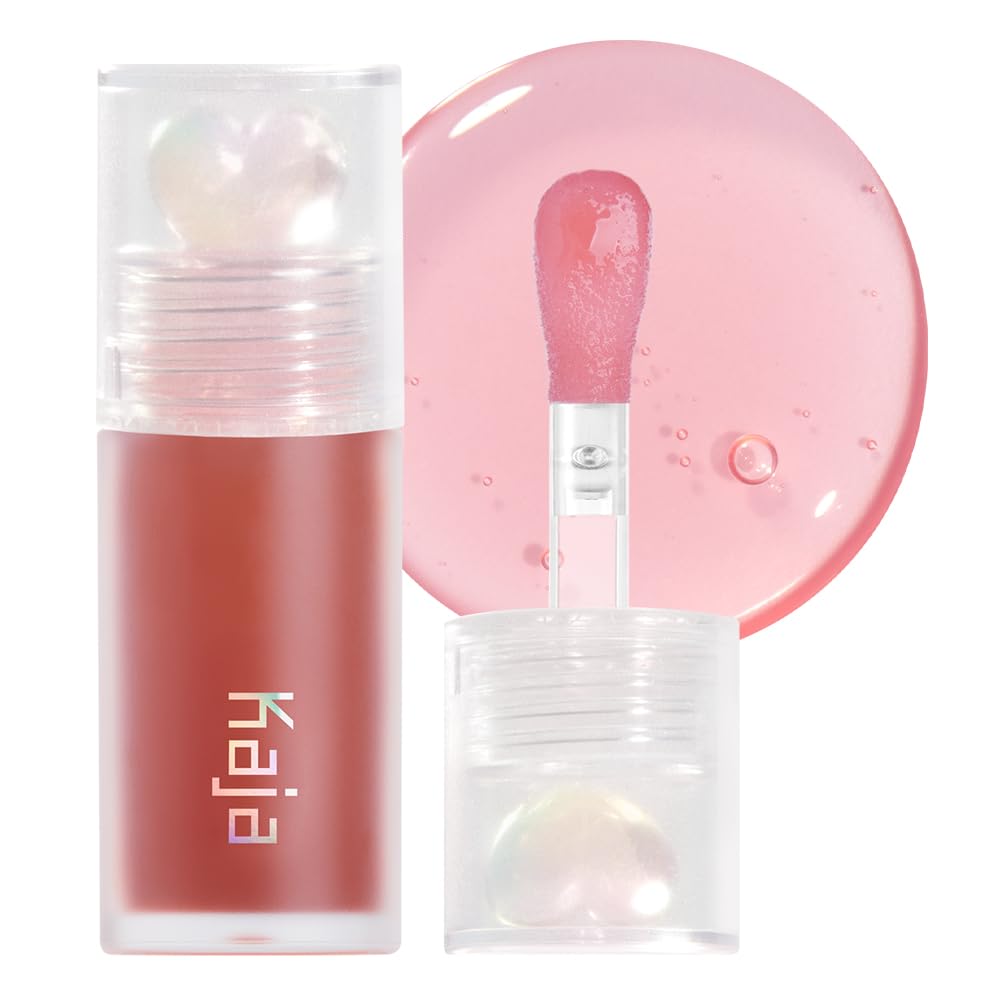 Kaja Lip Plumping- Juicy Glass 05 Plum Paloma | Hydrating, Feel Plumped and Lightweight with Vitamin Tree Fruit Oil, Vegan, Cruelty-Free, Clear Tint Stain Shine Gloss Plumper, Long Lasting