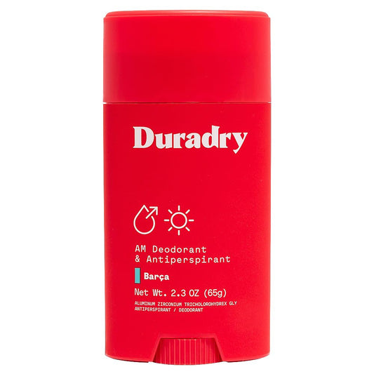 Duradry Clinical-Strength Antiperspirant Deodorant for Women and Men – Clean Formula with Natural Ingredients – Odor and Excessive Sweat Protection for Armpits – Barca (SweetWater + Sea Salt)