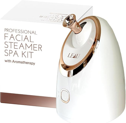 Leau Cosmetics Facial Steamer: Women's Mister for Deep Cleansing and Skin Care, Steam Face Steamer Device, Essence Infuser