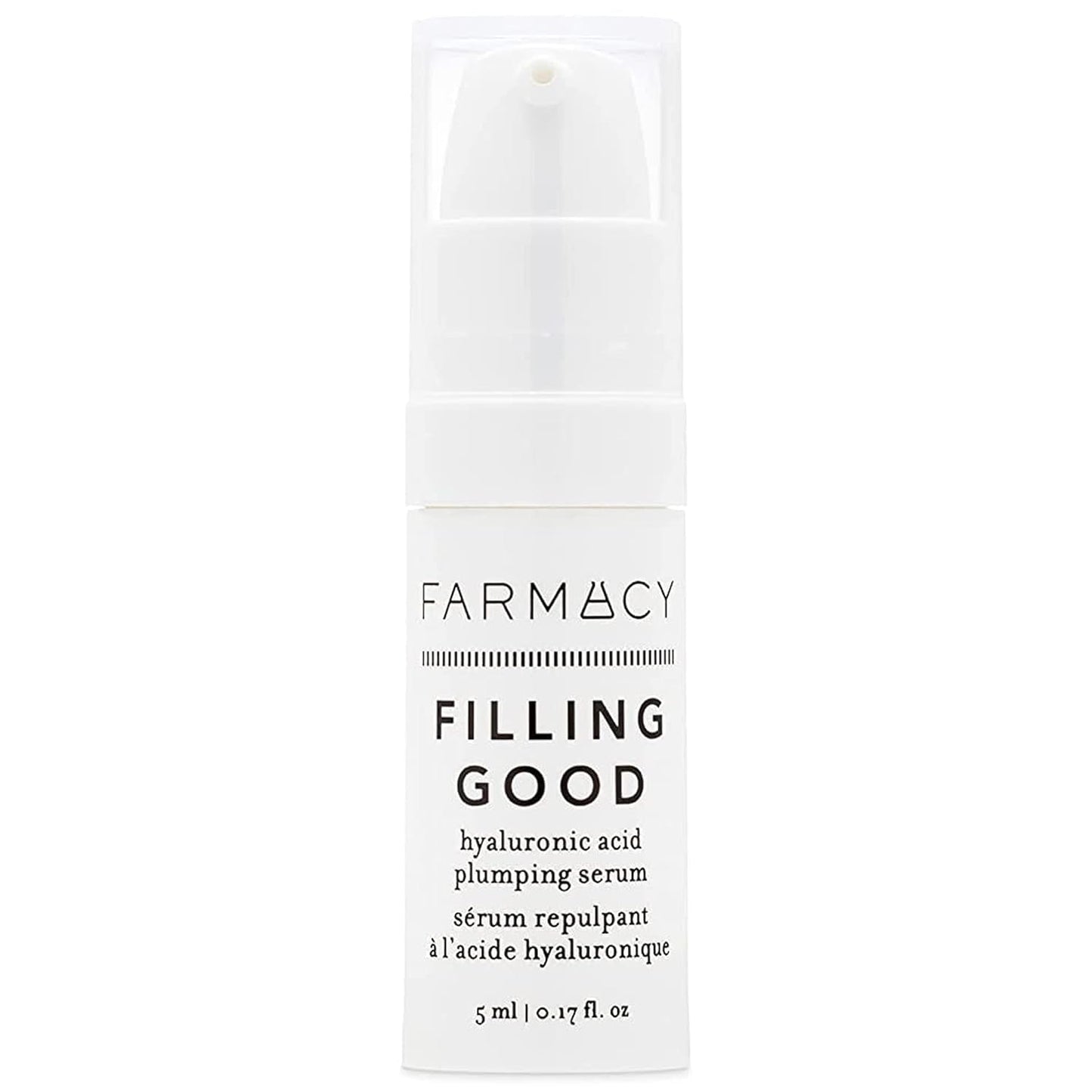 Farmacy Filling Good Hyaluronic Acid Serum for Face - Anti Aging Skin Care + Hydrating Face Serum - Plumps, Smoothes & Helps to Visibly Improve Skin Firmness for a Youthful Complexion (5ml)