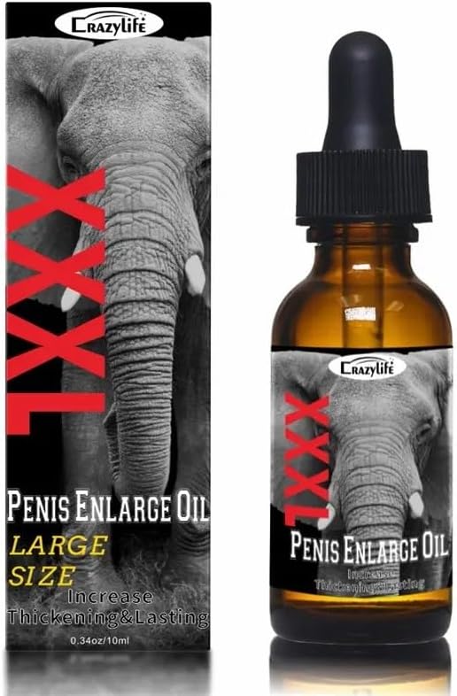 Massage Oil Enlargement Oil Increase Enlarge Gel Thicker Longer Stronger Large Size Enlarger Cream BLSEX for Men (F396-XXXL Large Size Oil)