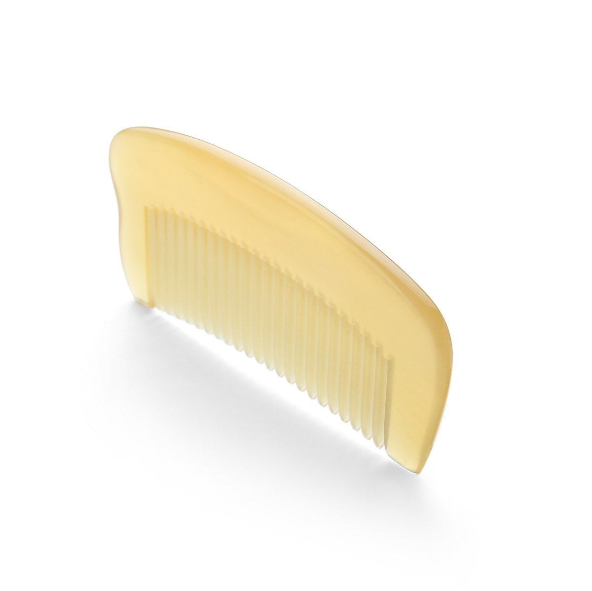 100% Handmade Premium Quality Anti Static Natural Sheep Horn Comb Pocket Comb Without Handle- Professional Detangling Massage Comb (Mini Size)