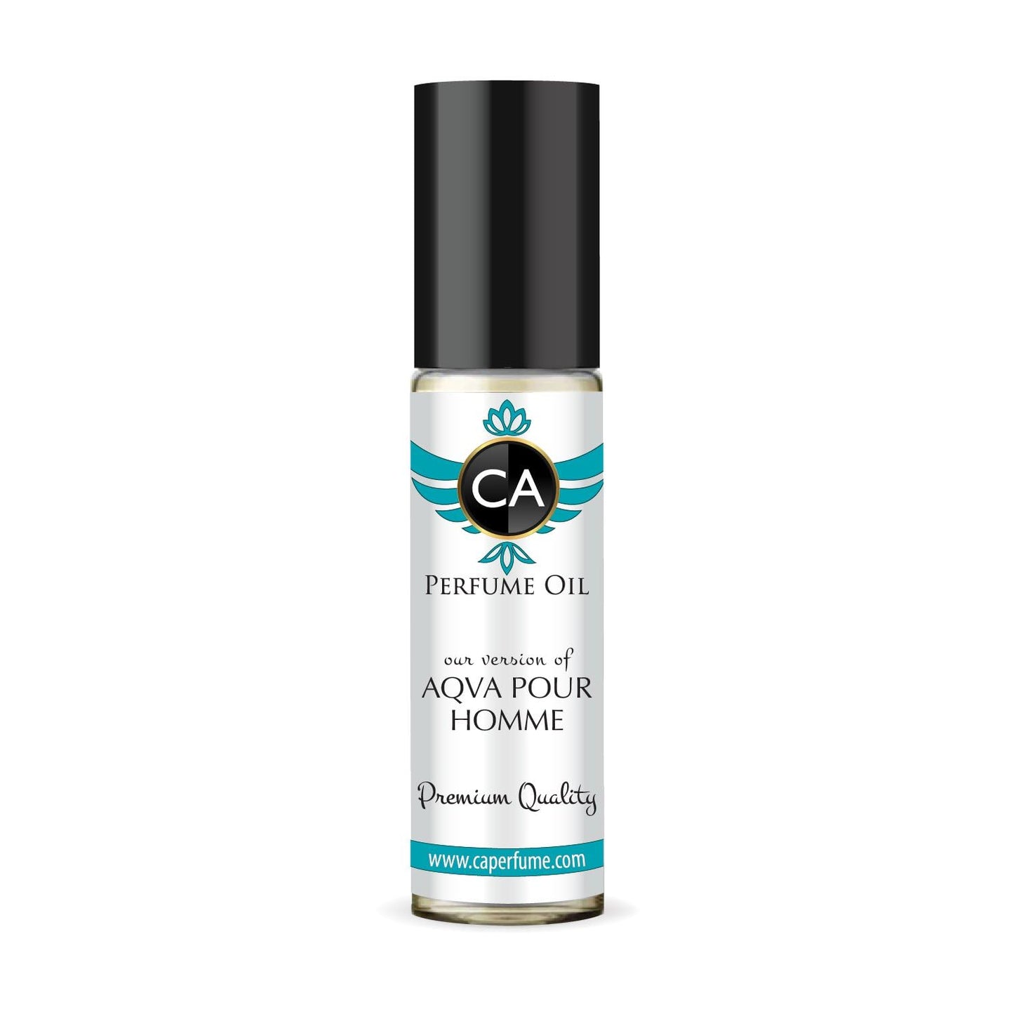 CA Perfume Impression of Aqva Pour Homme for Men Fragrance Oil Aromatic Aquatic Scent Long Lasting Cologne for Men Travel Size TSA Ready Mini Parfum Body Oil Roll-on 0.33 Fl Oz 10ml