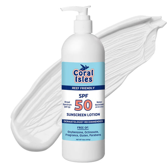 Rocky Mountain Sunscreen SPF 50 16 oz | Broad Spectrum UVA/UVB Protection | Hawaii 104 Act Compliant (Oxybenzone & Octinoxate Free) | Water Resistant 80 Min. | Fragrance Free With Pump (16 Fl Oz)