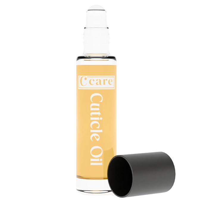 C CARE Sweet Almond Roll-On Cuticle Oil | Natural Revitalizing Hydrating Nail Oil For Repaired Cuticles Overnight | Remedy For Damaged Skin And Thin Nails | Paraben Cruelty Free Formula | 10ml