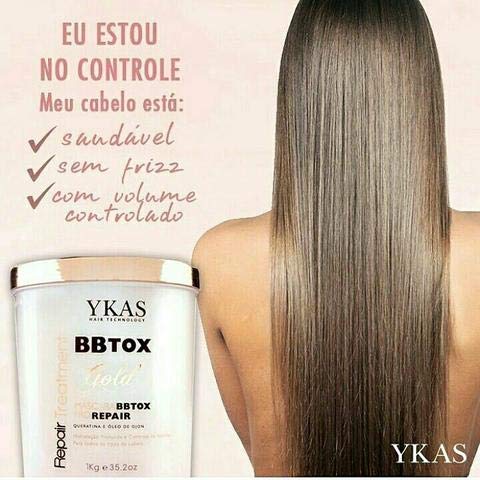 BBTOX Gold Hair Repair Treatment | Volume Control | Pro Repair Mask Keratin and Ojon Oil 1KG