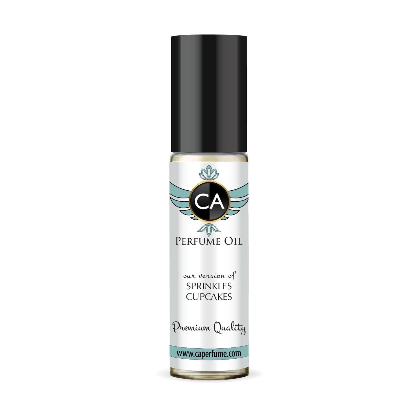 CA Perfume Originals Sprinkles Cupcakes Unisex Fragrance Oil Gourmand Scent Long Lasting Perfumes for Women & Men Travel Size TSA Ready Mini Parfum Body Oil Roll-on 0.33 Fl Oz 10ml