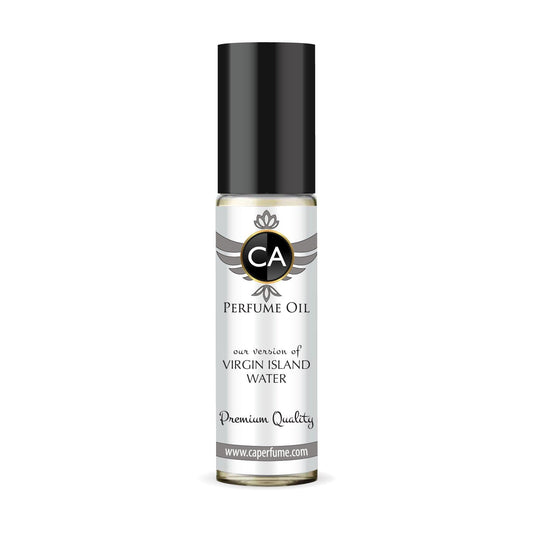 CA Perfume Impression of Virgin Island Water Unisex Eau De Parfum Citrus Scent Long Lasting Unisex Fragrance Travel Size TSA Ready for Day and Night Wear 0.33 Fl Oz 10ml